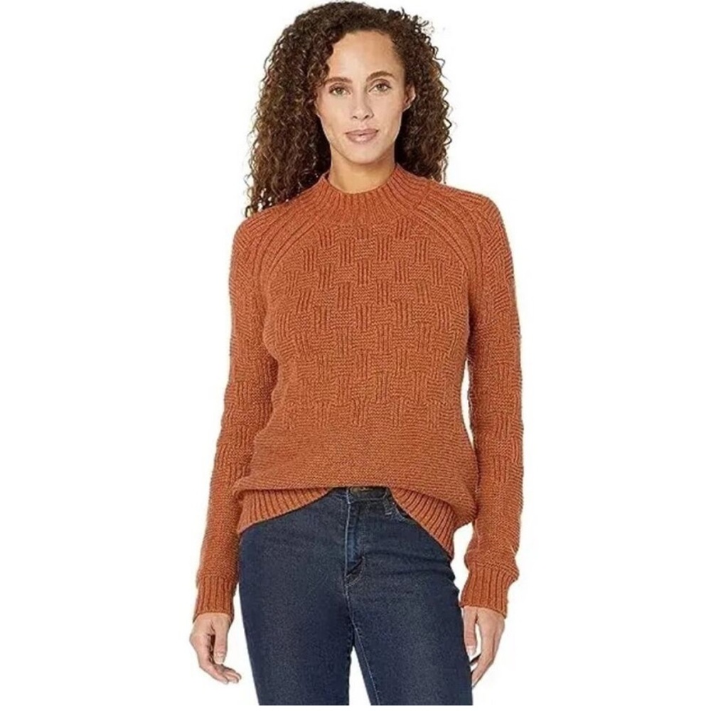 Prana Women's Sweater in Rust Orange